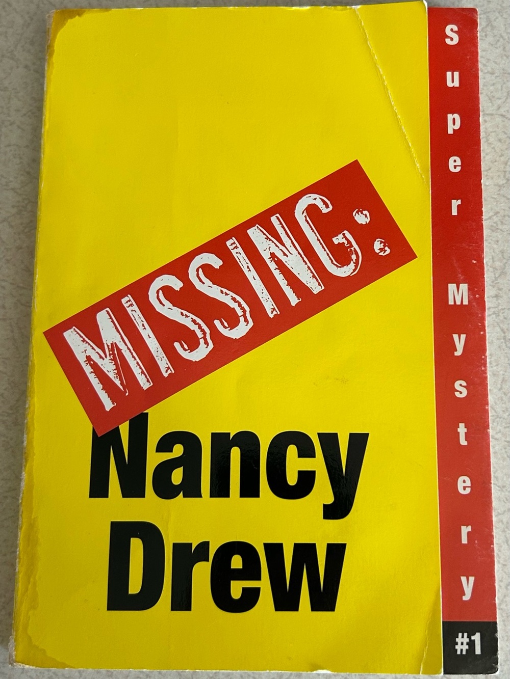 Where's Nancy Drew Super Mystery #1 Girl Detective Paperback 2005